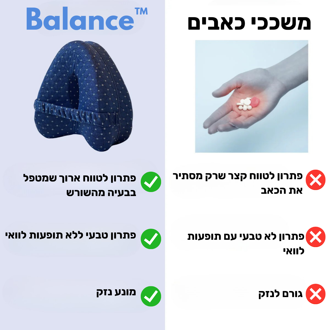 ™Balance- כרית ליישור עמוד השדרה